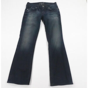 Big Star Liv Boot Jeans Womens 28L Bootcut Stretch Denim Embroidered Western